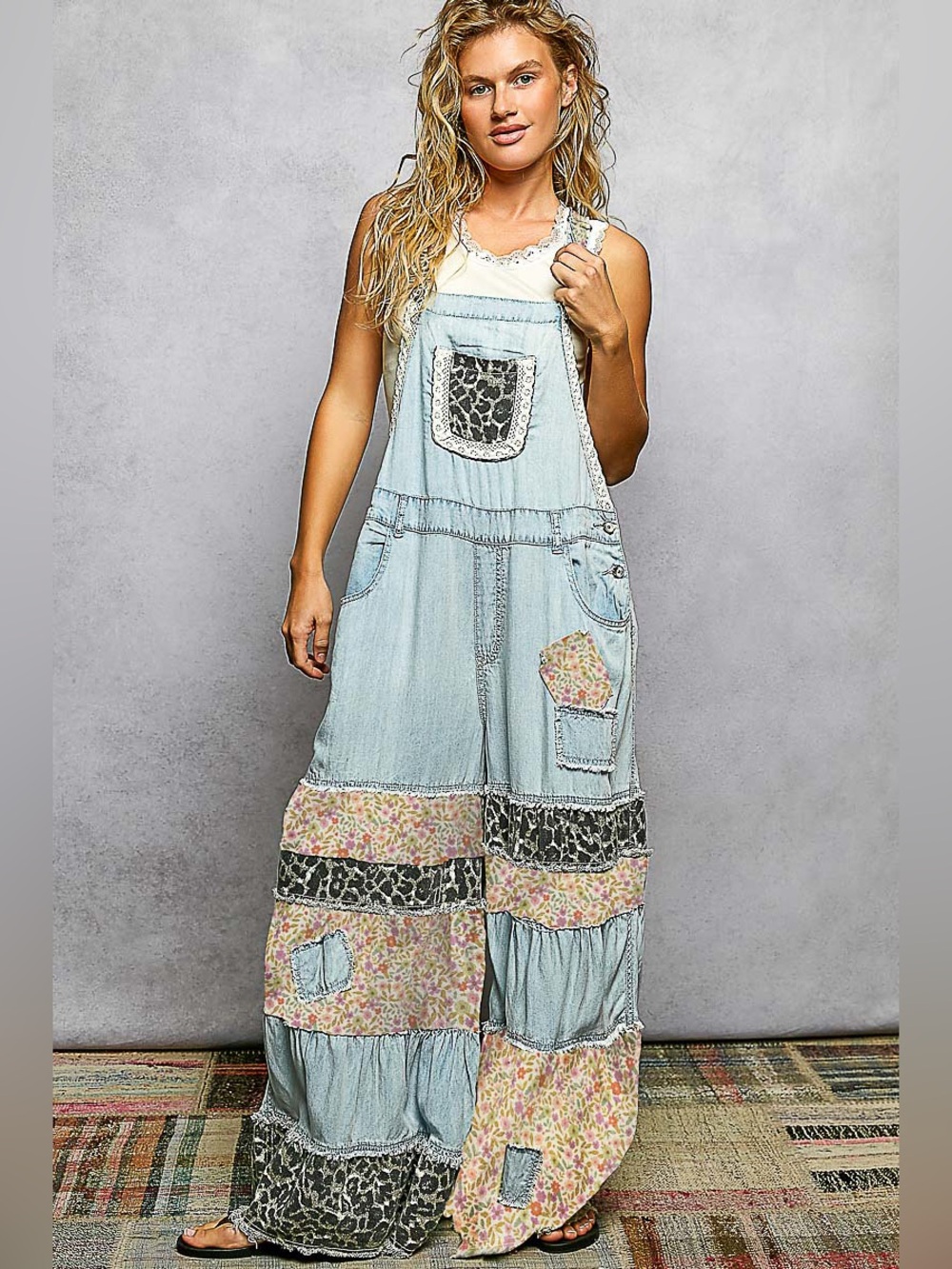 POL “ Rose Avenue “ Overalls | Denim - Picture 2 of 7